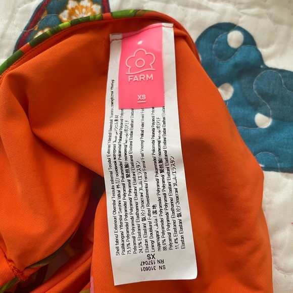 Farm Rio romantic garden bikini set size XS - Picture 12 of 16